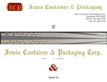 Tablet Screenshot of irwincontainer.com